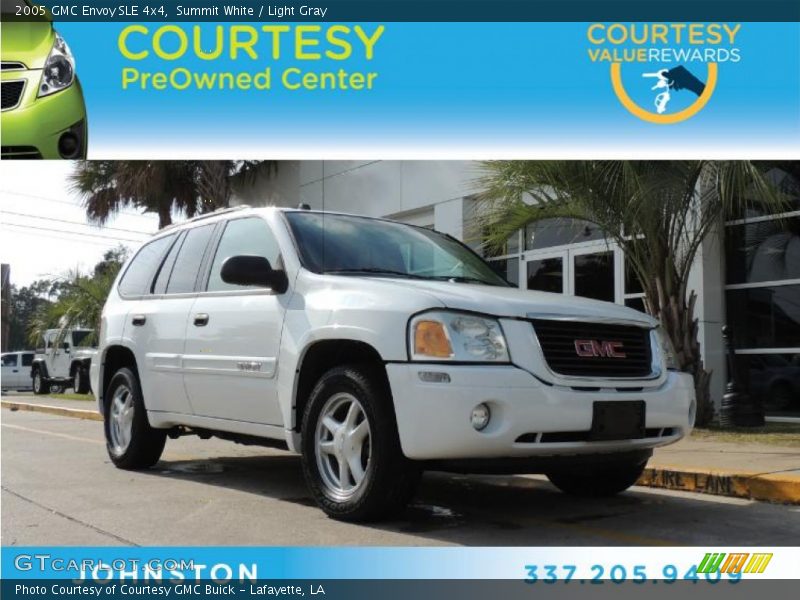 Summit White / Light Gray 2005 GMC Envoy SLE 4x4