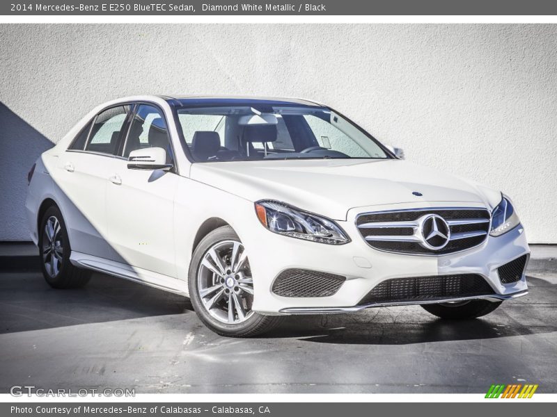 Diamond White Metallic / Black 2014 Mercedes-Benz E E250 BlueTEC Sedan