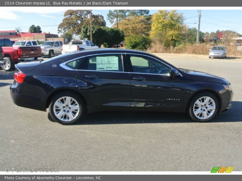 Blue Ray Metallic / Jet Black/Dark Titanium 2014 Chevrolet Impala LS