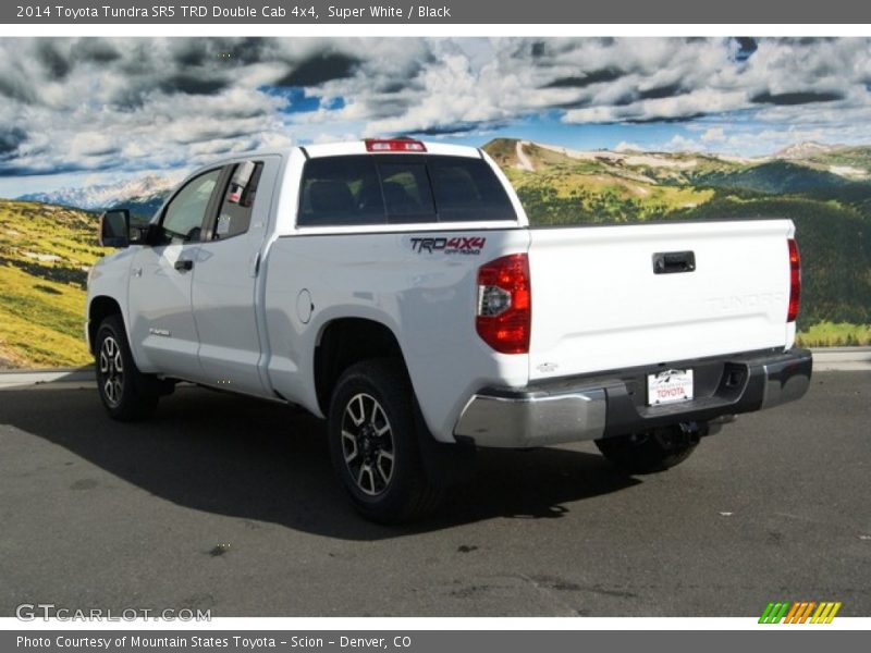 Super White / Black 2014 Toyota Tundra SR5 TRD Double Cab 4x4