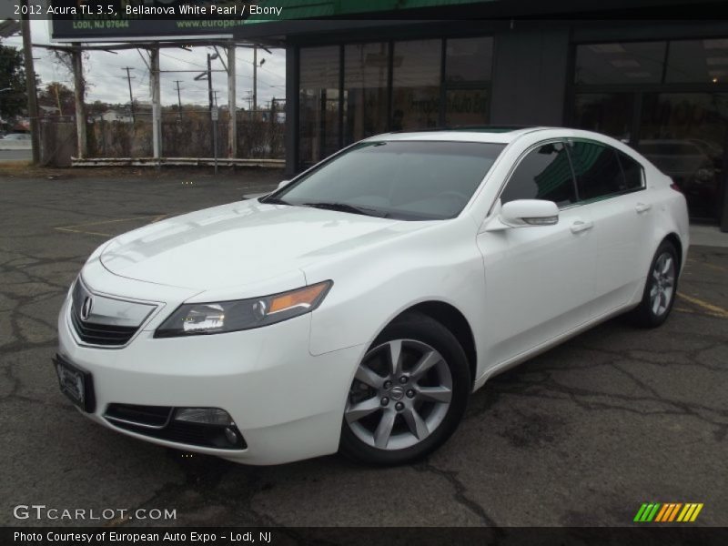 Bellanova White Pearl / Ebony 2012 Acura TL 3.5