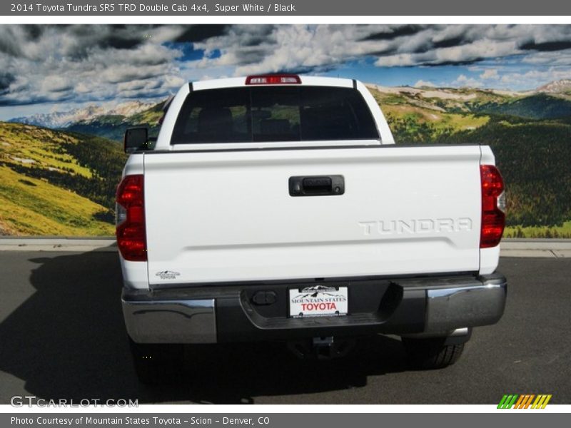 Super White / Black 2014 Toyota Tundra SR5 TRD Double Cab 4x4