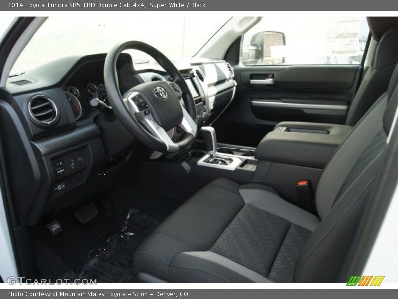 Super White / Black 2014 Toyota Tundra SR5 TRD Double Cab 4x4