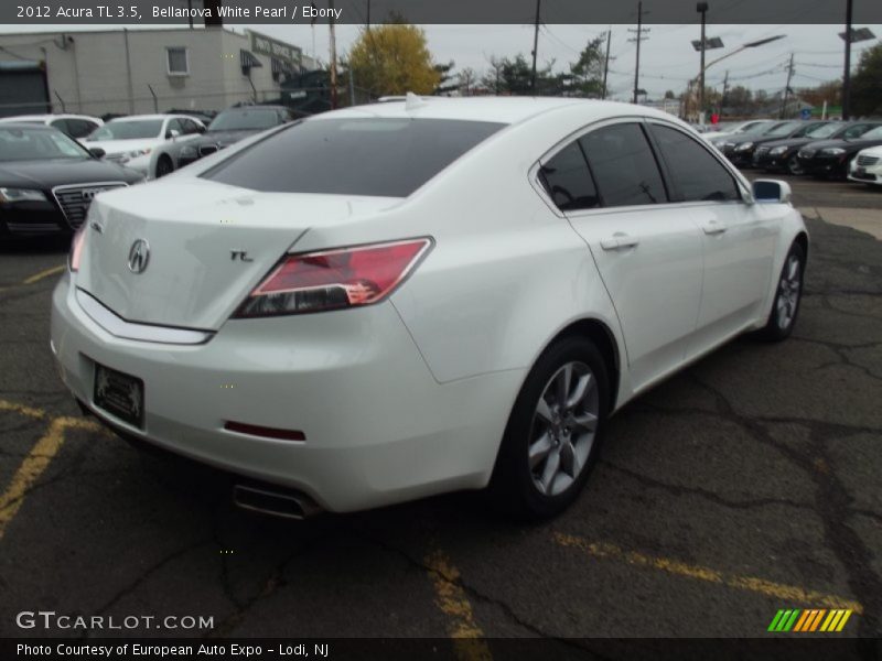 Bellanova White Pearl / Ebony 2012 Acura TL 3.5