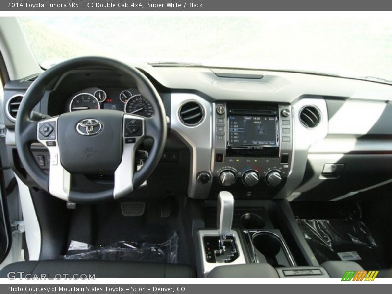Super White / Black 2014 Toyota Tundra SR5 TRD Double Cab 4x4