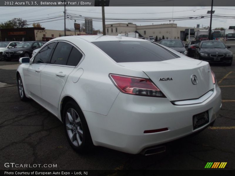 Bellanova White Pearl / Ebony 2012 Acura TL 3.5