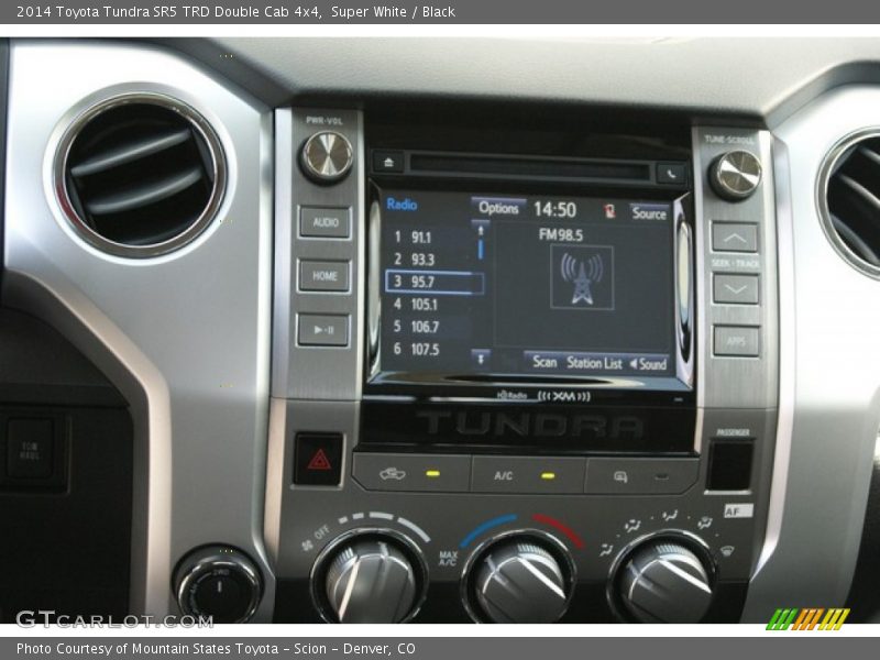 Super White / Black 2014 Toyota Tundra SR5 TRD Double Cab 4x4