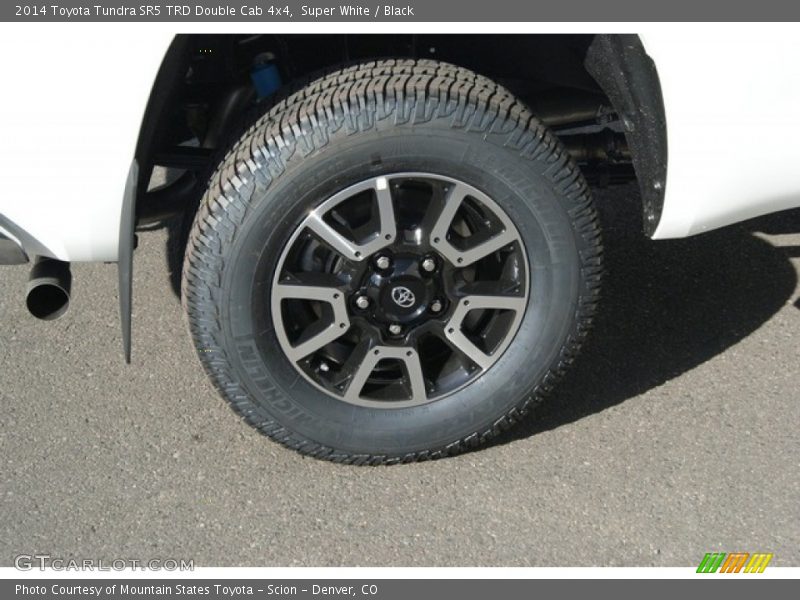 Super White / Black 2014 Toyota Tundra SR5 TRD Double Cab 4x4