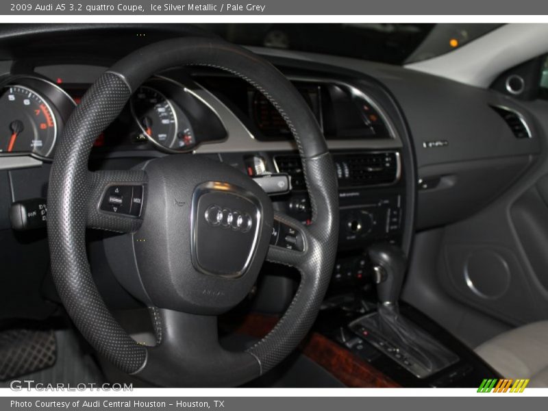Ice Silver Metallic / Pale Grey 2009 Audi A5 3.2 quattro Coupe