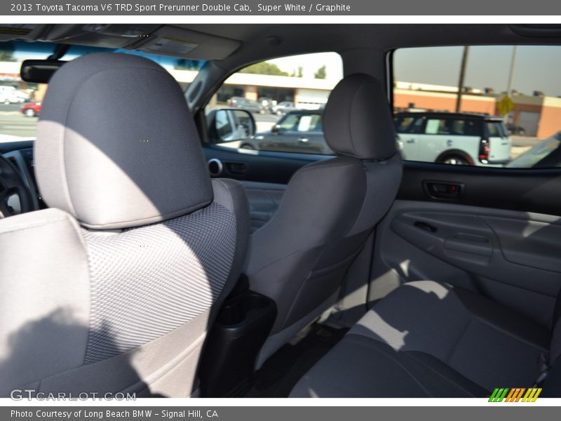 Super White / Graphite 2013 Toyota Tacoma V6 TRD Sport Prerunner Double Cab