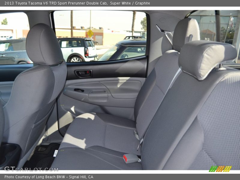Super White / Graphite 2013 Toyota Tacoma V6 TRD Sport Prerunner Double Cab