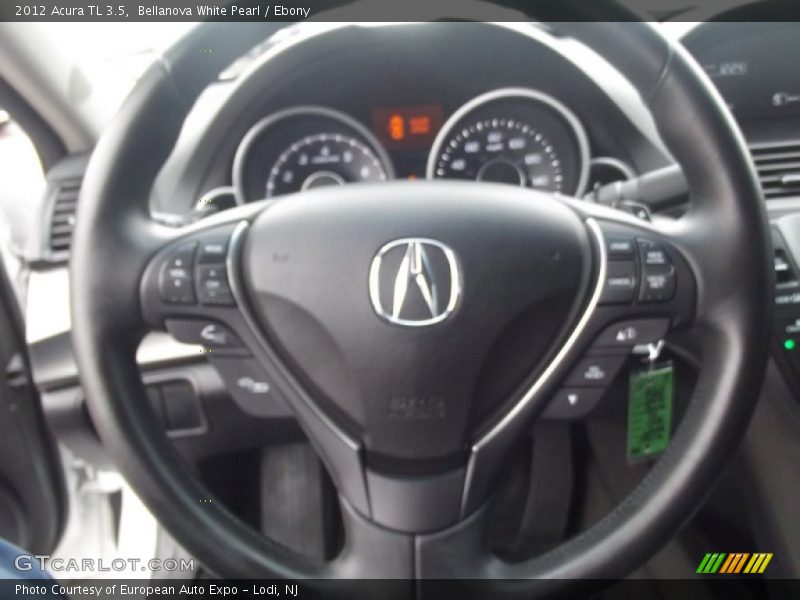 Bellanova White Pearl / Ebony 2012 Acura TL 3.5
