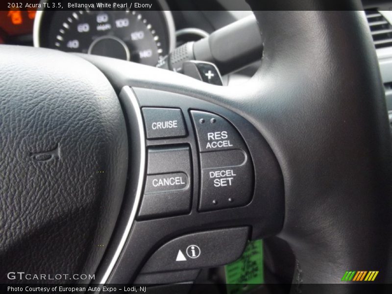 Bellanova White Pearl / Ebony 2012 Acura TL 3.5