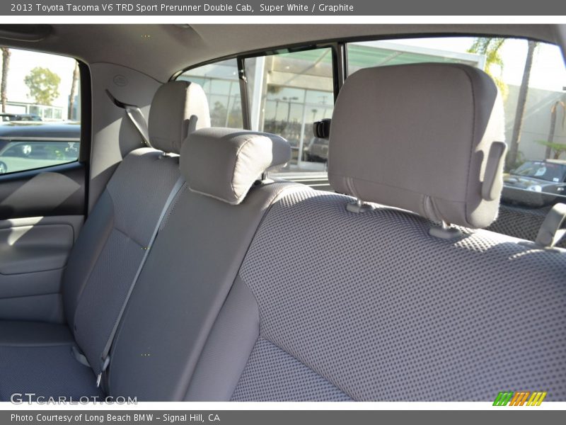Super White / Graphite 2013 Toyota Tacoma V6 TRD Sport Prerunner Double Cab
