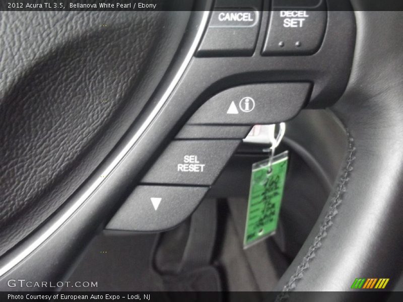 Bellanova White Pearl / Ebony 2012 Acura TL 3.5