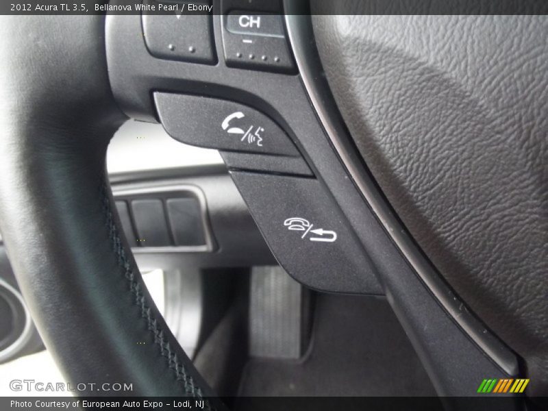 Bellanova White Pearl / Ebony 2012 Acura TL 3.5