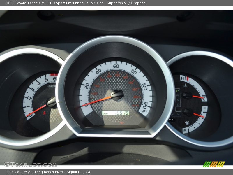 Super White / Graphite 2013 Toyota Tacoma V6 TRD Sport Prerunner Double Cab