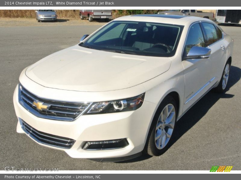 White Diamond Tricoat / Jet Black 2014 Chevrolet Impala LTZ