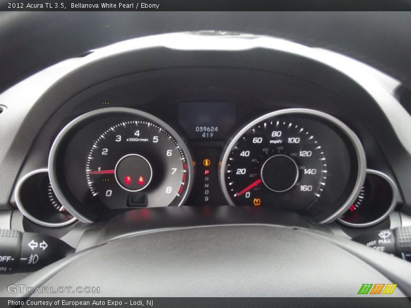 Bellanova White Pearl / Ebony 2012 Acura TL 3.5