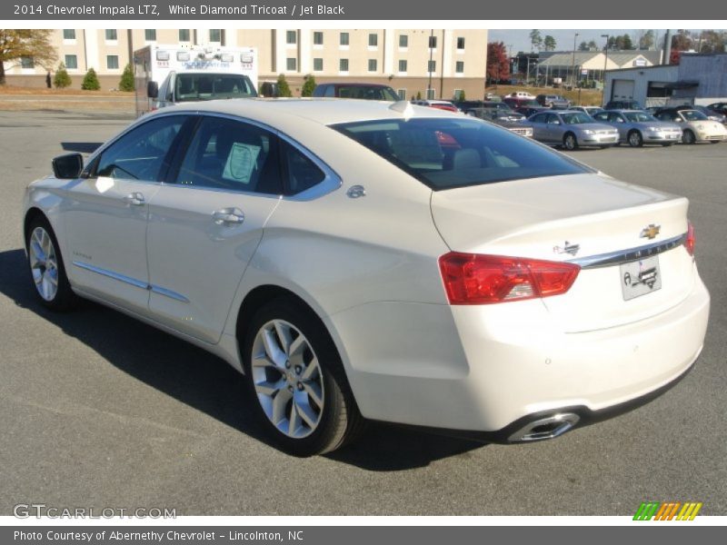 White Diamond Tricoat / Jet Black 2014 Chevrolet Impala LTZ