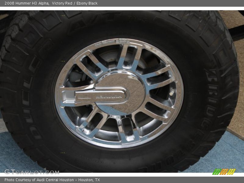 Victory Red / Ebony Black 2008 Hummer H3 Alpha