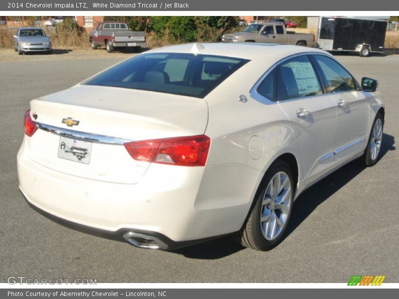 White Diamond Tricoat / Jet Black 2014 Chevrolet Impala LTZ