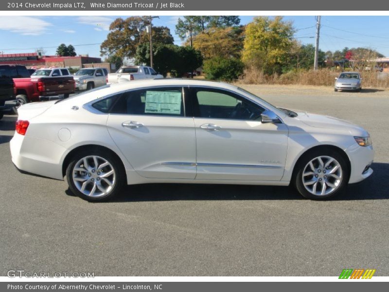 White Diamond Tricoat / Jet Black 2014 Chevrolet Impala LTZ