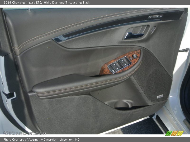White Diamond Tricoat / Jet Black 2014 Chevrolet Impala LTZ