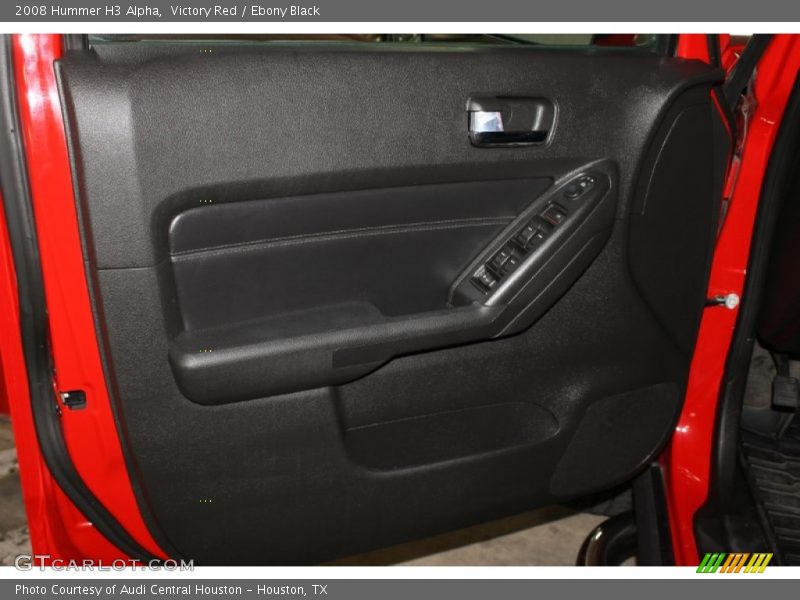 Victory Red / Ebony Black 2008 Hummer H3 Alpha