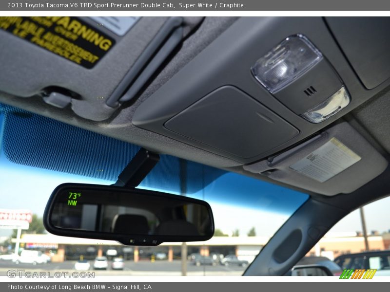 Super White / Graphite 2013 Toyota Tacoma V6 TRD Sport Prerunner Double Cab
