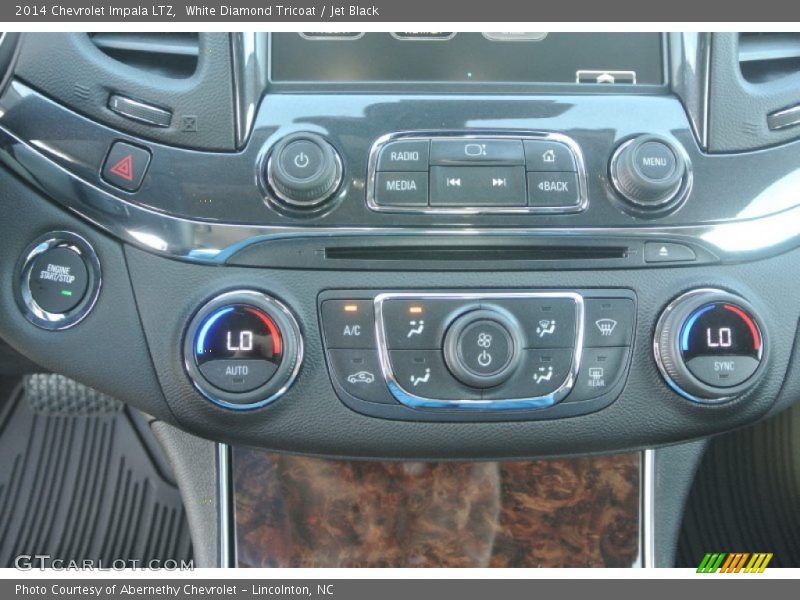 White Diamond Tricoat / Jet Black 2014 Chevrolet Impala LTZ