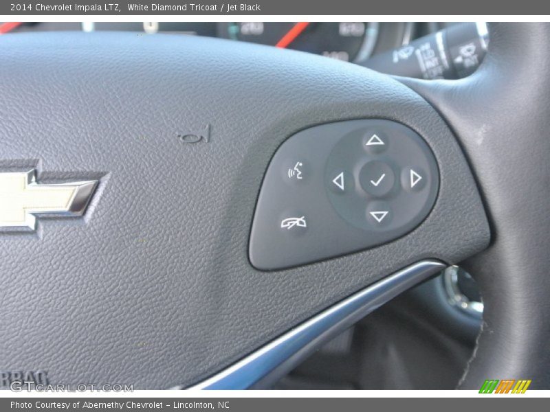 White Diamond Tricoat / Jet Black 2014 Chevrolet Impala LTZ
