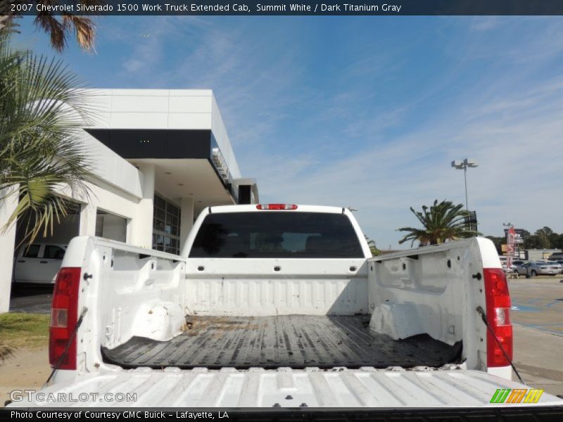 Summit White / Dark Titanium Gray 2007 Chevrolet Silverado 1500 Work Truck Extended Cab