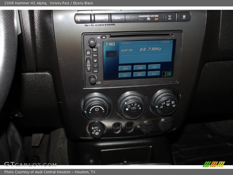 Victory Red / Ebony Black 2008 Hummer H3 Alpha