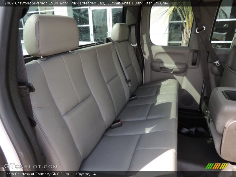 Summit White / Dark Titanium Gray 2007 Chevrolet Silverado 1500 Work Truck Extended Cab