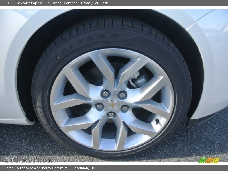 White Diamond Tricoat / Jet Black 2014 Chevrolet Impala LTZ