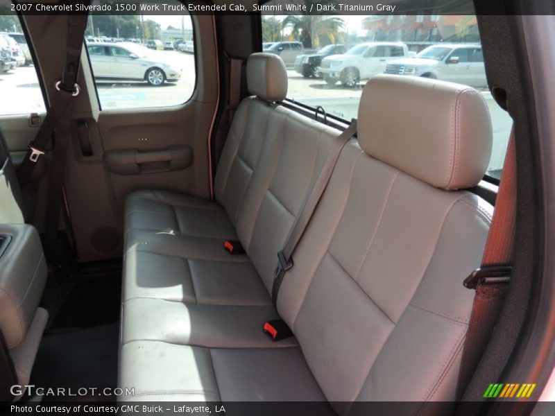 Summit White / Dark Titanium Gray 2007 Chevrolet Silverado 1500 Work Truck Extended Cab