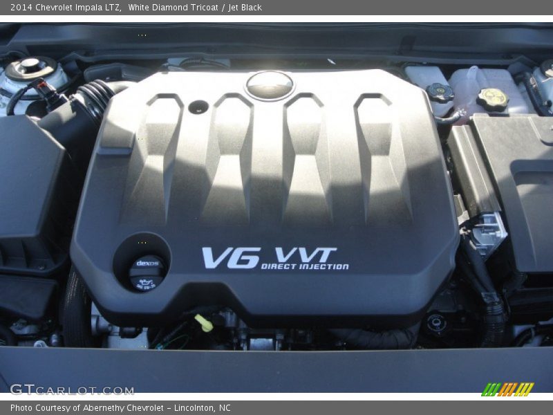 White Diamond Tricoat / Jet Black 2014 Chevrolet Impala LTZ