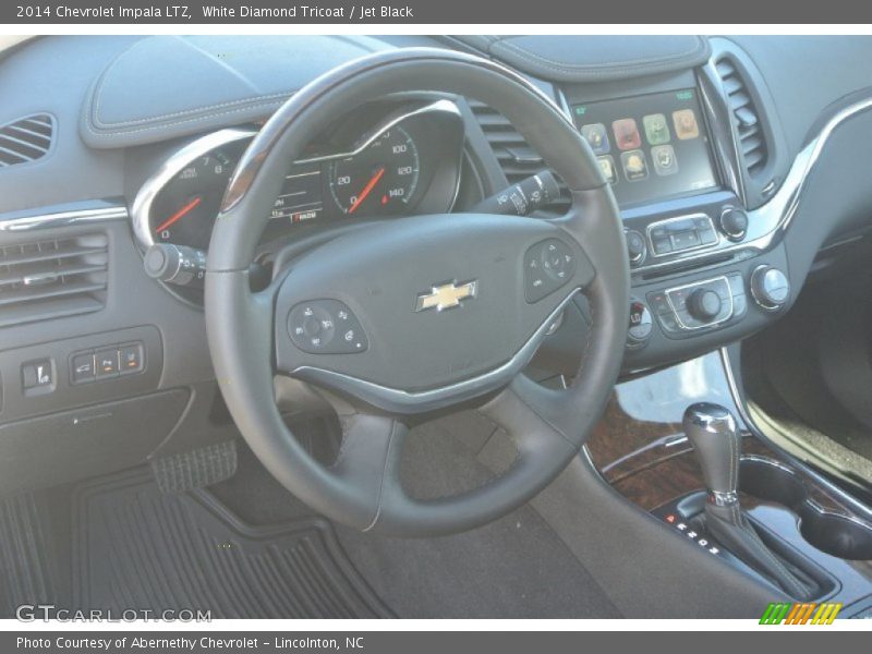 White Diamond Tricoat / Jet Black 2014 Chevrolet Impala LTZ