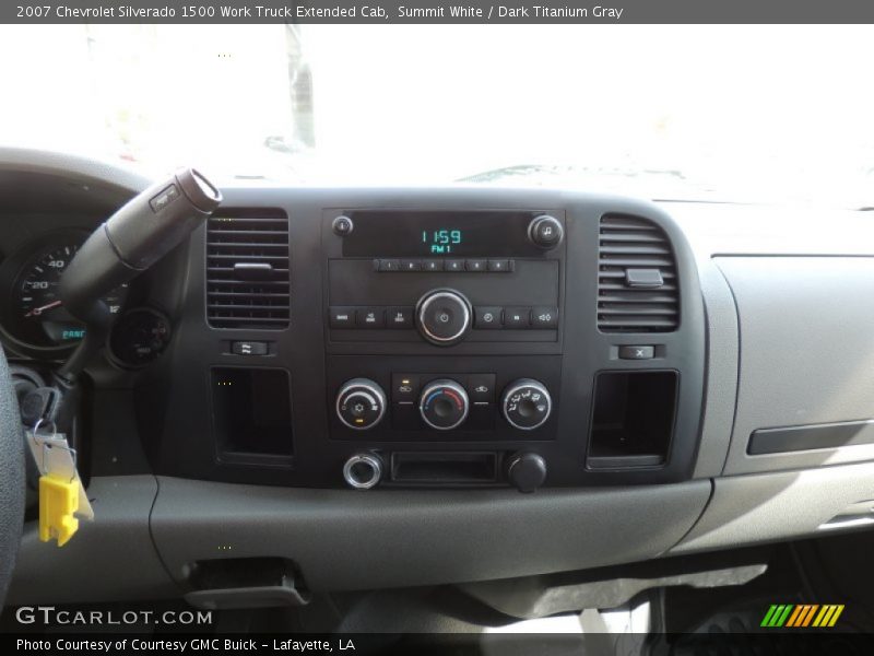 Summit White / Dark Titanium Gray 2007 Chevrolet Silverado 1500 Work Truck Extended Cab