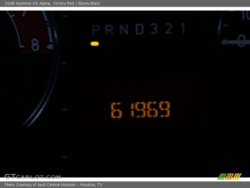 Victory Red / Ebony Black 2008 Hummer H3 Alpha