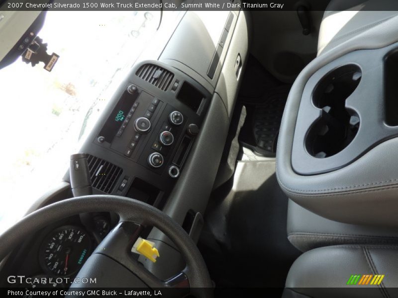 Summit White / Dark Titanium Gray 2007 Chevrolet Silverado 1500 Work Truck Extended Cab