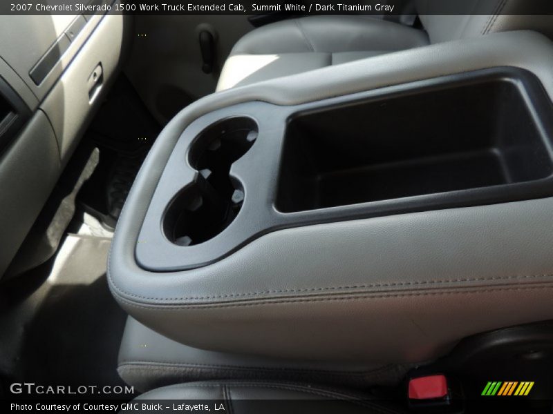 Summit White / Dark Titanium Gray 2007 Chevrolet Silverado 1500 Work Truck Extended Cab