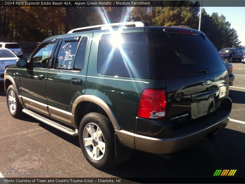 Aspen Green Metallic / Medium Parchment 2004 Ford Explorer Eddie Bauer 4x4