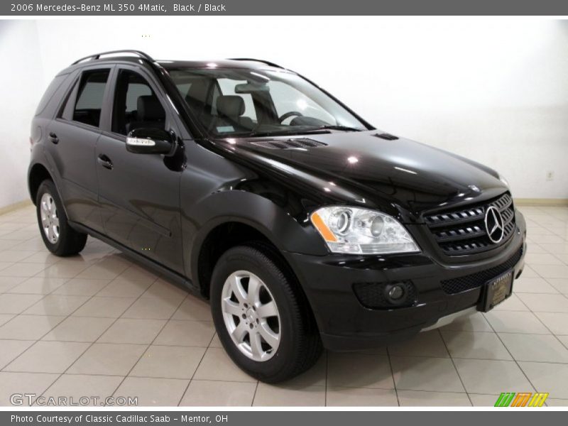 Black / Black 2006 Mercedes-Benz ML 350 4Matic