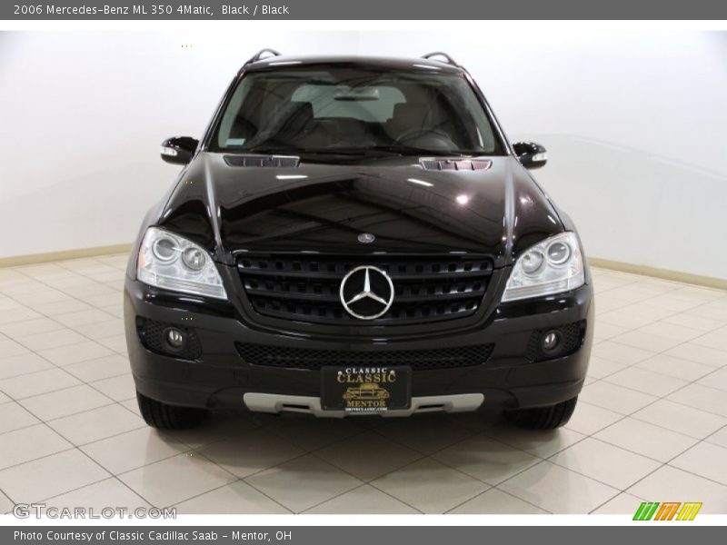 Black / Black 2006 Mercedes-Benz ML 350 4Matic