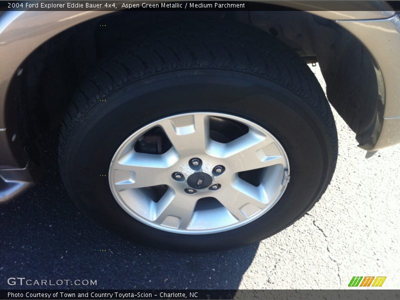 Aspen Green Metallic / Medium Parchment 2004 Ford Explorer Eddie Bauer 4x4
