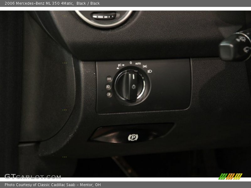 Black / Black 2006 Mercedes-Benz ML 350 4Matic