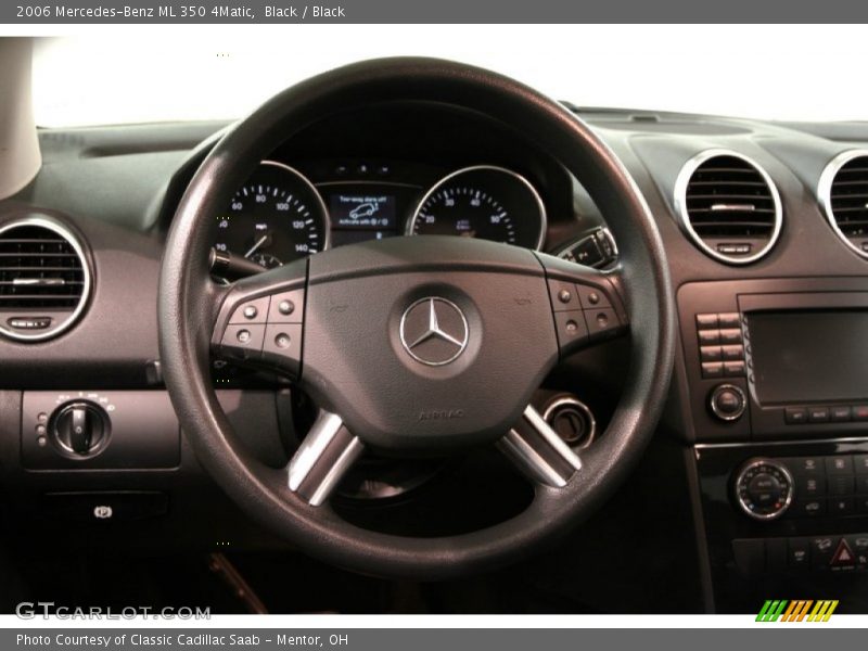 Black / Black 2006 Mercedes-Benz ML 350 4Matic