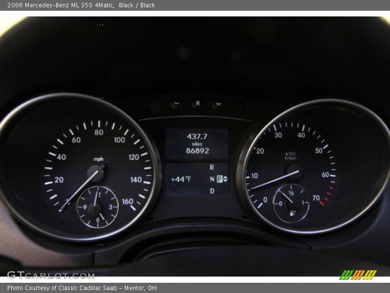 Black / Black 2006 Mercedes-Benz ML 350 4Matic